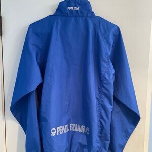 Vintage 90s Pearl Izumi Elite Thermal Cycling Jersey Women Large Blue Jacket